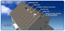 Load image into Gallery viewer, SolaVent™ 30Watt 'Reversible' Ventilation Gable Fan and Passive Vent Converter w/thermostat

