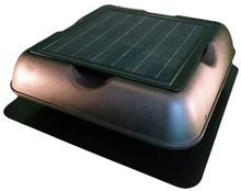 Load image into Gallery viewer, SolarRoyal 35Watt Solar Attic Fan (Ventilation) with Thermostat (SR1800 Series) SRSF-35W10 (BLACK)
