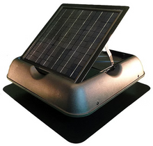 Load image into Gallery viewer, SolarRoyal 35Watt Solar Attic Fan (Ventilation) with Thermostat (SR1800 Series) SRSF-35W10 (BLACK)
