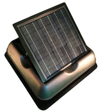 Load image into Gallery viewer, SolarRoyal 35Watt Solar Attic Fan (Ventilation) with Thermostat (SR1800 Series) SRSF-35W10 (WeatherWood)
