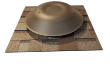 Load image into Gallery viewer, SolaVent™ 30Watt 'Reversible' Ventilation Gable Fan and Passive Vent Converter w/thermostat
